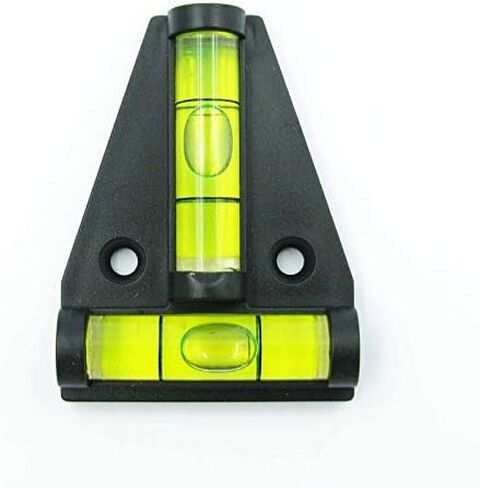 RV T Level Bubble Level, Multipurpose 2 Way Spirit Level T-type Spirit Level Bubble for RV, Machines, Furniture, Tripods, Camera Equipment Measure in Kuwait
