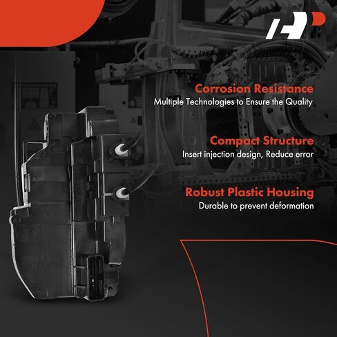 A-Premium Door Latch Lock Actuator Compatible with Nissan Vehicles - Versa 2007-2013 Hatchback, 2007-2010 Sedan - Rear Right Passenger Side, Replace# 82500-EL00A, 82500-EL00B in Saudi Arabia