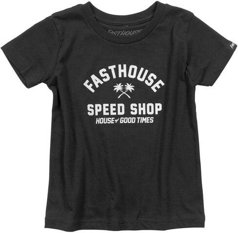 تي شيرت FASTHOUSE للأطفال الصغار بأكمام قصيرة (أسود، 4T) in Kuwait