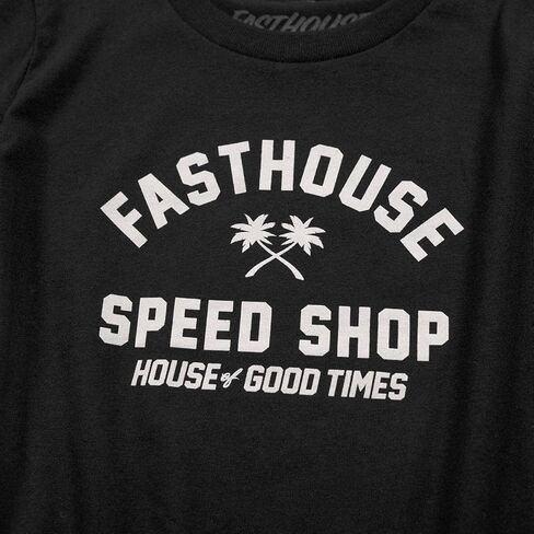 تي شيرت FASTHOUSE للأطفال الصغار بأكمام قصيرة (أسود، 4T) in Kuwait