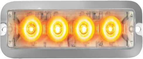 Grand General 76532 Red Medium Rectangular 4 LED Strobe Light with Red Lens in Saudi Arabia