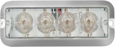 Grand General 76532 Red Medium Rectangular 4 LED Strobe Light with Red Lens in Saudi Arabia