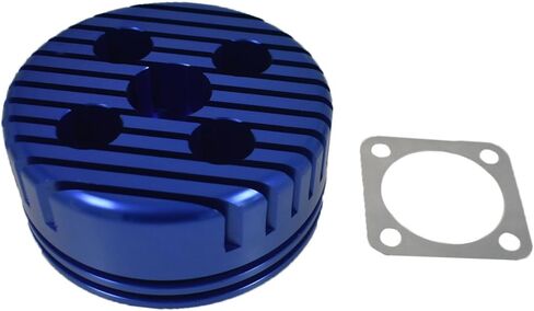 JRL CNC Cylinder Head for Racing 66cc/80cc Engine (Silver) in Saudi Arabia