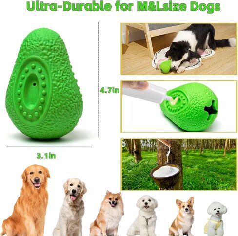 Dog Chew Toys for Aggressive Chewers,Indestructible Dog Toy,Dog Treat Toy Slow Feeder,Interactive Dog Toys for Boredom,Safe Rubber Dog Teething Toys for Large Medium Dogs in Saudi Arabia