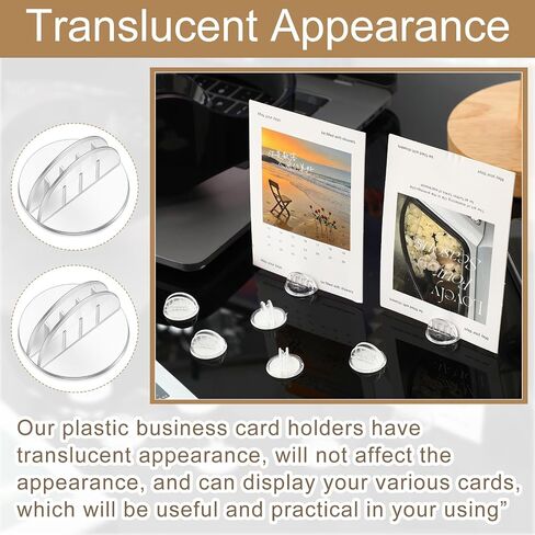 Fulmoon 100 Pcs Card Stands, Self Adhesive Base Sign Holders Round Place Card Holders Multiple Uses for Counters, Warehouses, Base Sign Holders with Strong Adhesive with Clear Storage Box, 1 x 3 Inch in Saudi Arabia