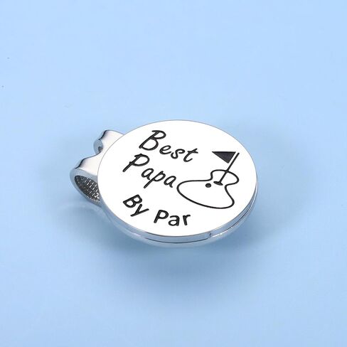 Golf Ball Marker for Dad Fathers Day Best Gift Golf Accessories for Men Dad Gift from Daughter Son Golf Hat Clip Gift in Saudi Arabia