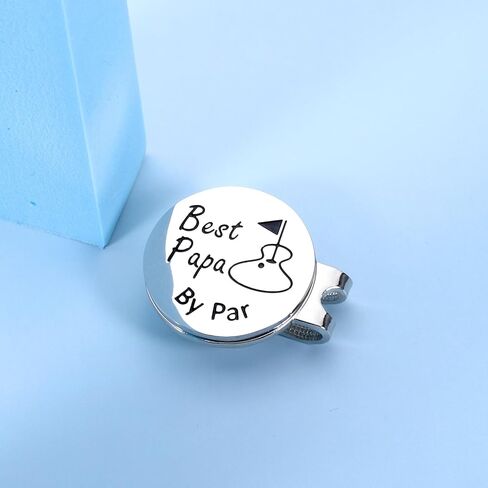 Golf Ball Marker for Dad Fathers Day Best Gift Golf Accessories for Men Dad Gift from Daughter Son Golf Hat Clip Gift in Saudi Arabia