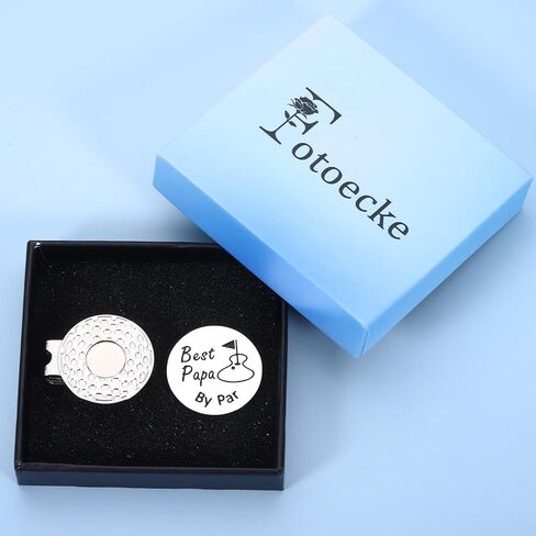 Golf Ball Marker for Dad Fathers Day Best Gift Golf Accessories for Men Dad Gift from Daughter Son Golf Hat Clip Gift in Saudi Arabia