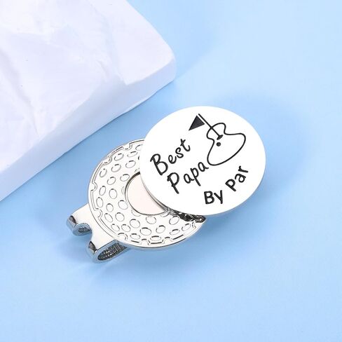 Golf Ball Marker for Dad Fathers Day Best Gift Golf Accessories for Men Dad Gift from Daughter Son Golf Hat Clip Gift in Saudi Arabia