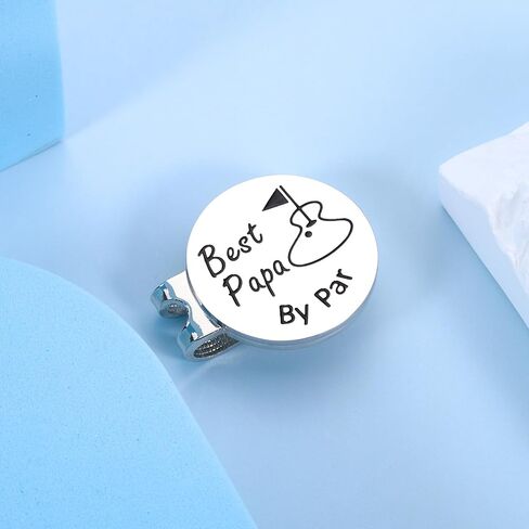 Golf Ball Marker for Dad Fathers Day Best Gift Golf Accessories for Men Dad Gift from Daughter Son Golf Hat Clip Gift in Saudi Arabia