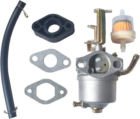 Upgrade Carburetor Red Air Filter Adapter Black Exhaust Pipe Kit fit for Coleman Powersports CT100U CC100X for 79cc Predator 98cc 3.0HP Mini Bike Go Kart Motor Engine in Saudi Arabia