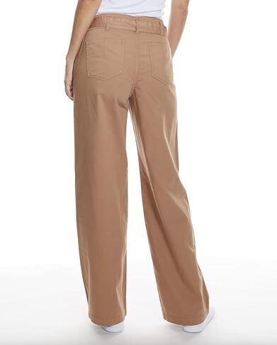 O A T NEW YORK Women's Contemporary High-Rise Belted Wide, Stylish Pants in Saudi Arabia