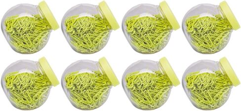 27 mm 200 Coloured Plastic Coated Metal Paper Clip in Candy Box, Blue in Kuwait