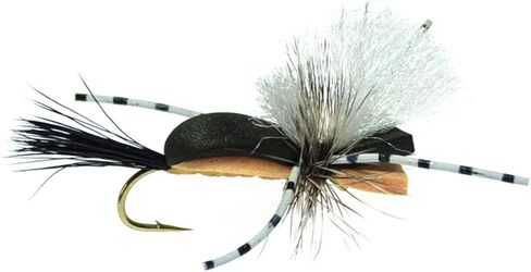 The Fly Fishing Place Hippie Stomper Sampler 4 Colors Foam Body Trout Bass Dry Fly Fishing Flies - Set of 8 Hopper Flies Hook Size 10 in Saudi Arabia