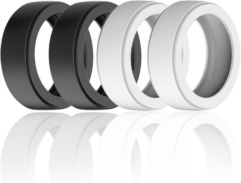 Silicone Ring Protector Compatible with Oura Ring Gen 3 and All Smart Rings, Elastic Smart Rings Cover for Men and Women (10PCS, M(9/10/11)) in Saudi Arabia
