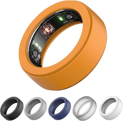 Silicone Ring Protector Compatible with Oura Ring Gen 3 and All Smart Rings, Elastic Smart Rings Cover for Men and Women (10PCS, M(9/10/11)) in Saudi Arabia