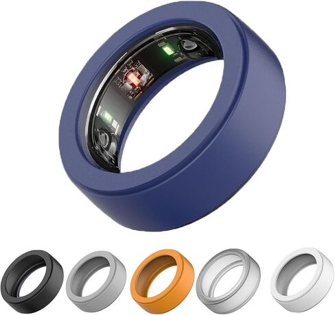 Silicone Ring Protector Compatible with Oura Ring Gen 3 and All Smart Rings, Elastic Smart Rings Cover for Men and Women (10PCS, M(9/10/11)) in Saudi Arabia