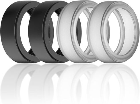 Silicone Ring Protector Compatible with Oura Ring Gen 3 and All Smart Rings, Elastic Smart Rings Cover for Men and Women (10PCS, M(9/10/11)) in Saudi Arabia
