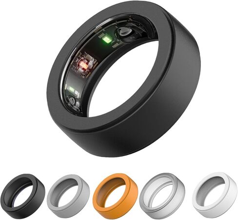 Silicone Ring Protector Compatible with Oura Ring Gen 3 and All Smart Rings, Elastic Smart Rings Cover for Men and Women (10PCS, M(9/10/11)) in Saudi Arabia