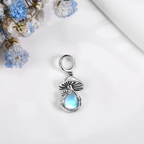 YAFEINI Mushroom/Fairy/Flamigo/Skull Butterfly Charm for Bracelet Sterling Silver Bead Charm Jewelry Gifts for Women in Saudi Arabia