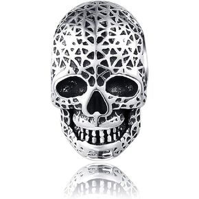 YAFEINI Mushroom/Fairy/Flamigo/Skull Butterfly Charm for Bracelet Sterling Silver Bead Charm Jewelry Gifts for Women