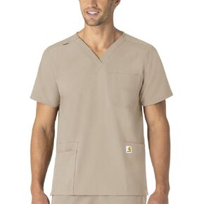 قميص Carhartt للجنسين برقبة على شكل حرف V و6 جيوب