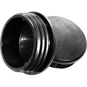 (Pack of 2) 3" OD ROUND (76.1 mm) LIGHT POLE Domed PLUGS (6 - 10 Ga - Fits Hole ID 2.59" to 2.73") Flex Ridges | Heavy Duty, Impact Resistant Top CAP | Fence Post Slide Inserts | Fitness Eqpt End CAPS