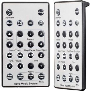 Universal Replacement Remote Control for Bose Sound Touch Wave Music Radio System I II III IV (Without Battery)-Silver