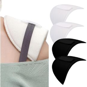 Foam Sponge Shoulder Pads, Shoulder Pads for Women Clothing Foam Sponge, Bra Shoulder Strap Cushion, Shoulder Protectors Bra Strap Cushions, Womens Shoulder Pads for Jacket Blazer T-Shirt