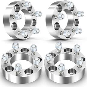 OCPTY 5x4.5 To 5x4.5 Wheel Spacers 1.5 inch Thick 5x114.3 with 1/2 Studs 5lug fit 1965-2014 for for Mustang 2006-2012 for Liberty 4PCS