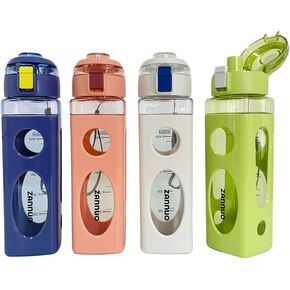 Water Bottle with Rope handle Easy Carry, Sport Water Bottle for Gym, Outdoor, School and Office, Leak Proof Portable Water Bottle BPA Free, Drink Water Bottles 650 ml / 22 oz. (Blue)