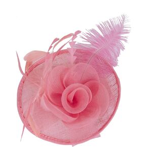Vijiv Women Vintage Derby Fascinator Hat Pillbox Headband Feather Cocktail Tea Party in Kuwait