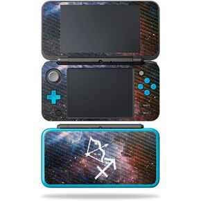 MightySkins Carbon Fiber Skin for Nintendo New 2DS XL - Libra | Protective, Durable Textured Carbon Fiber Finish | Easy to Apply, Remove, and Change Styles | Made in The USA