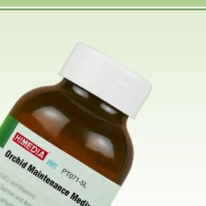 HiMedia PT071-5L Orchid Maintenance Medium with CaCl2, Vitamins, Sucrose, HiVeg Peptone, MES and Activated Charcoal, 5 L