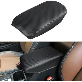 غطاء وحدة التحكم المركزية للسيارة، واقي غطاء صندوق مقعد مسند الذراع الأوسط من الجلد، ملحقات ديكور مريحة للسيارة تناسب 2024 ملحقات سوبارو فورستر 2019 2020 2021 2022 2023 (ألياف الكربون) in Kuwait