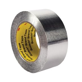 3M Aluminum Foil Tape 425, Silver, 25 mm x 55 m, 4.6 mil