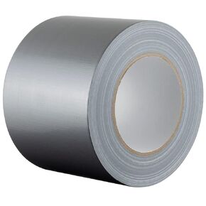 GTSE Silver Duct Tape, Wide Roll, 4 inches x 55 Yards (164 ft), Heavy-Duty, Waterproof, 1 Roll Pack