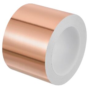 PATIKIL Copper Tape 0.12 Inch x 21 Yards 0.05 Thick Copper Foil Tape Single Sided Conductive Adhesive EMI Shielding for Electronics, Circuits, Grounding