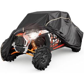 KEMIMOTO UTV Cover 4 Seater Compatible with Polaris RZR Pro XP 4, Ranger Crew 1000, Can-Am Defender MAX, Commander MAX, Uforce 1000 XL, Pioneer 1000-6, Kawasaki KRX 4 1000, 162''x66''x73''