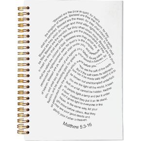 Christian Bible Scripture 1 Corinthians 13:13 and Now These Three Remains Spiral Notebook Journal 5.5 x 8.3 inches,Christian Themed Lined Hardcover Spiral Notebook,Gifts for Women Teens Girls in Saudi Arabia