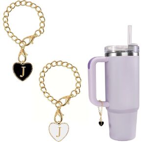 2Pcs Letter Charm Accessories for Stanley Cup, Handle Charm for Stanley Tumbler, Stanley Cup Accessories 40 Oz in Kuwait