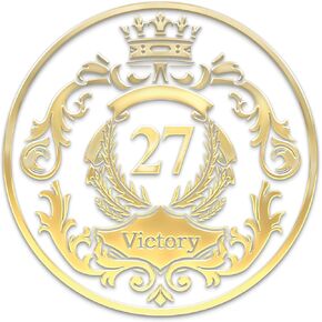 Galileo® The Victory Crown | Gold Plated | AA Coin | Alcoholic Anonymous Medallion | 1-30 Years Sobriety Coin | AA Gift | The Royal Collection (White, 10 Year)