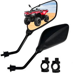 ATV Mirrors, ATV Rear View Mirrors,360 Degrees Ball-Type Adjustment,7/8" Handlebar MounCompatible with Motorcycle Scooter Moped Polaris Sportsman Dirt Bike