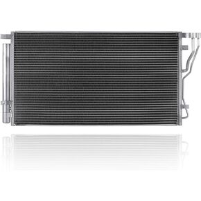 A/C Condenser - Pacific Best Inc. Compatible/Replacement for 4299 14-16 Kia Cadenza, 14-14 Hyundai Sonata, 14-15 Optima 2.4L