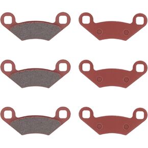 MOTOKU Front & Rear Brake Pads for Hawkeye Outlaw Predator 500 Sportsman 400 570 EPS 800 EFI