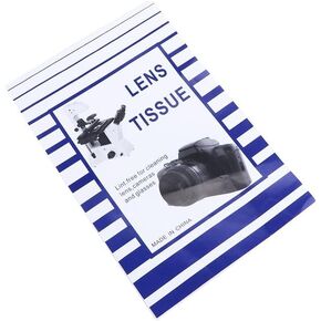 Camera Lens Tissue 50 Sheets Lens Cleaning Paper Soft Camera Lens Optics Tissue Cleaning Clean Paper Wipes Booklet for Screen Camera Lens Filter Glass