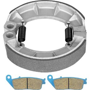Front and Rear Brake Shoes Pads for Honda Shadow Spirit VT750 C2 DC 2001-2014, VT750 Aero 2004-2015, Shadow Phantom C2B 2010-2021, Deluxe C/CD 1998-2003, VT750 RS 2010-2014, Replace ‎for FA196 34