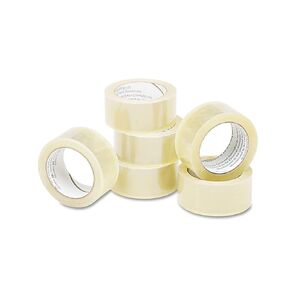 AbilityOne® - NSN5796874 - Package Sealing Tape - 2" x 55 yds - Commercial Grade - Clear