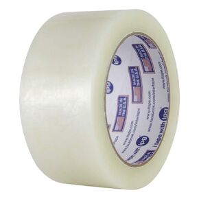 IPG - Industrial 7100 1.85Mil Medium Grade Hot Melt Carton Sealing Tape, 72mm x 914m, Clear, (4-Pack) (F4110-05)