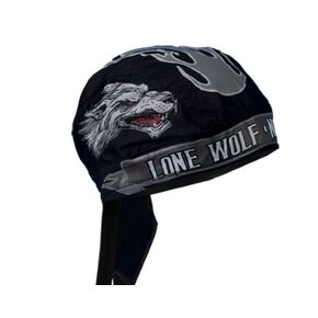 Hot Leathers Lone Wolf Biker Head Wrap